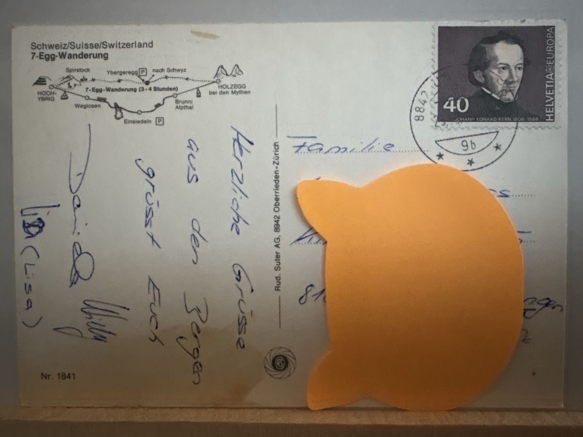 Cartoline postali: AK von von 7 Egg Wanderung – Usato da Rümlang venduto da Kartenpost1 1