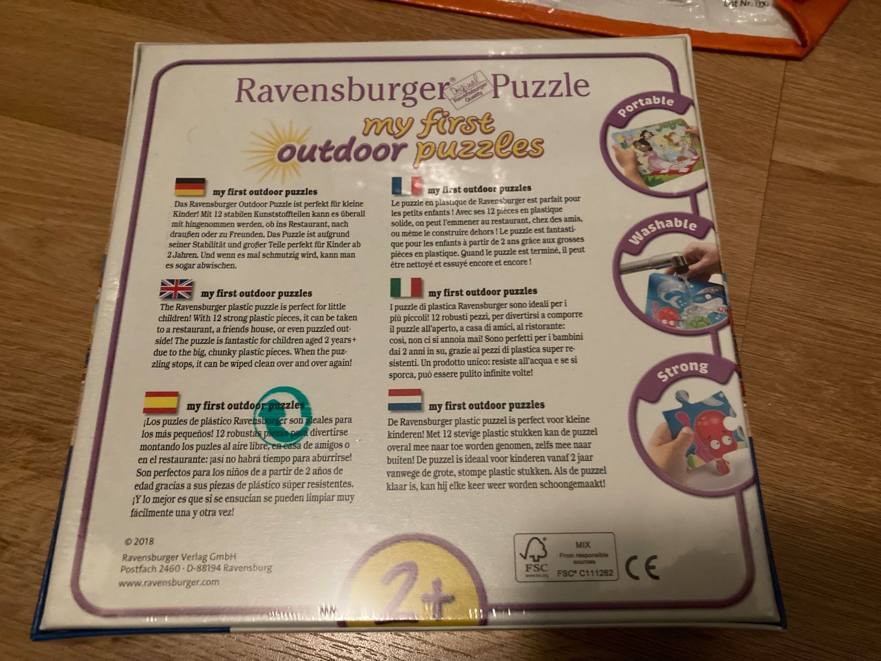 Ravensburger Puzzle: My first Ravensburger Outdoor Puzzle – Nuovo e nell'imballaggio originale da Emmenbrücke venduto da JJ_89 1