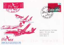 Flugmeeting Ambri '95 Sonderflug Ambri - Lugano - Bern 1995