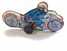 Altes Spielzeug Motorrad Blech Japan 60er Jahre