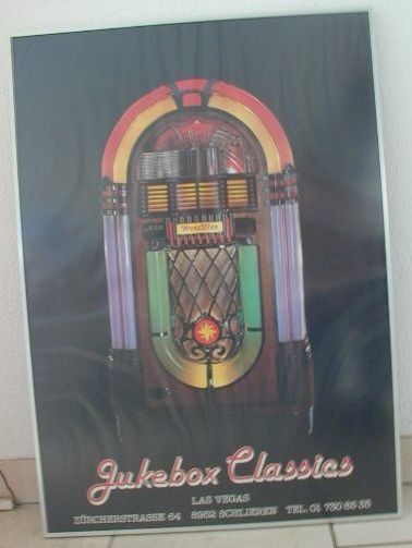 Micasa Cornici: BILDERRAHMEN mit Poster Juke Box Classic – Usato da Zürich venduto da Vinyl 2
