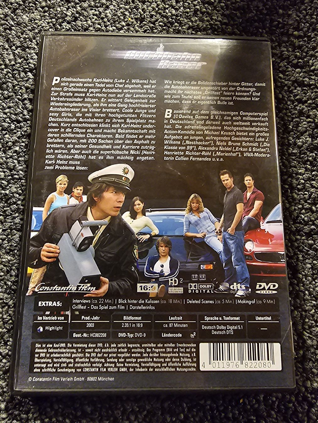 Tutti i DVDs: Autobahn Raser (19506) – Usato da Ruswil venduto da jan_bxl5 1