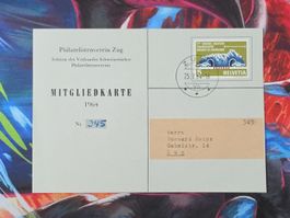 CL33 Document + Timbre Suisse 1964