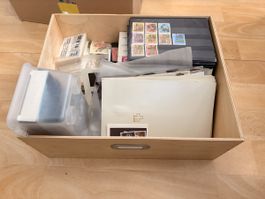 Superbe collection de timbres suisses et monde, parfait po