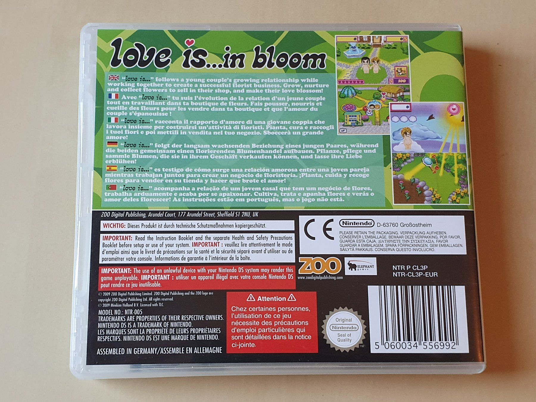 Nintendo Jeux: Love is... ...in bloom – D'occasion à Stansstad par collectorsshop 1