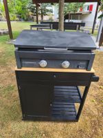 Plancha CAMPINGAZ avec chariot bon état 59 cm