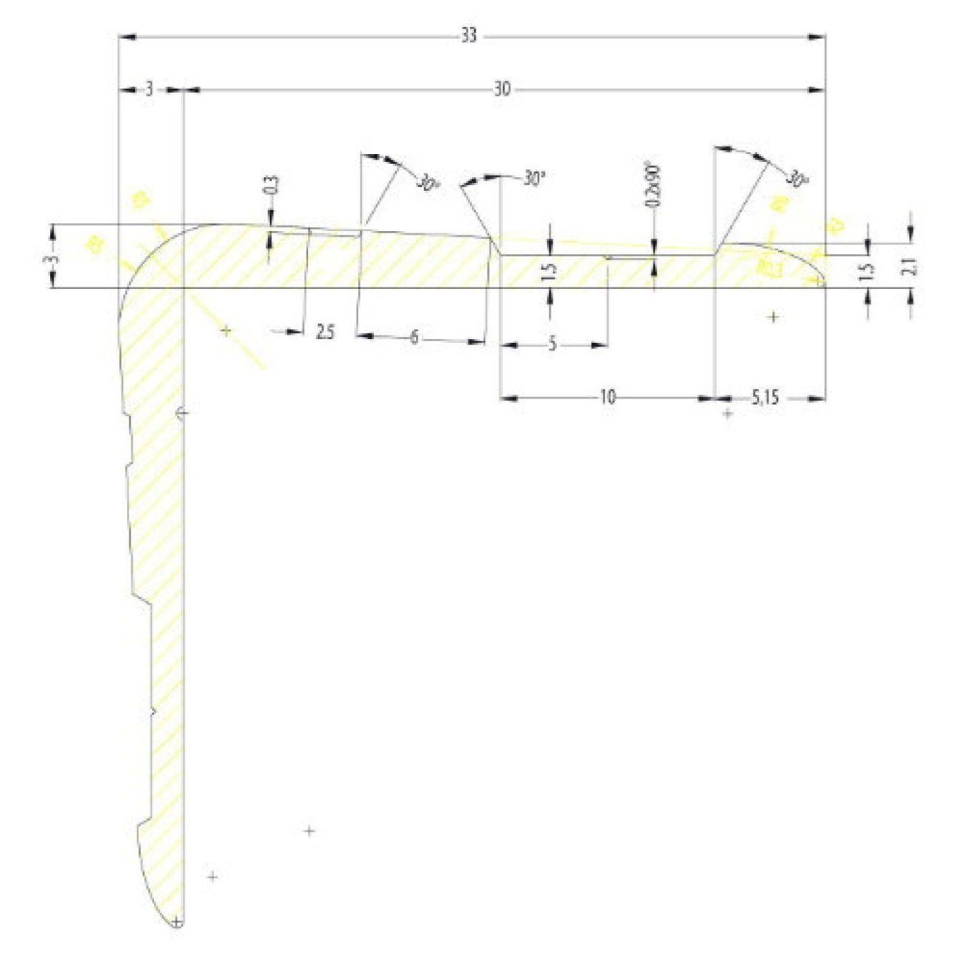Profile: 8 Meter Aluminium-Kantenschutz 33mm – Neu und originalverpackt aus Däniken SO von Profog1 6