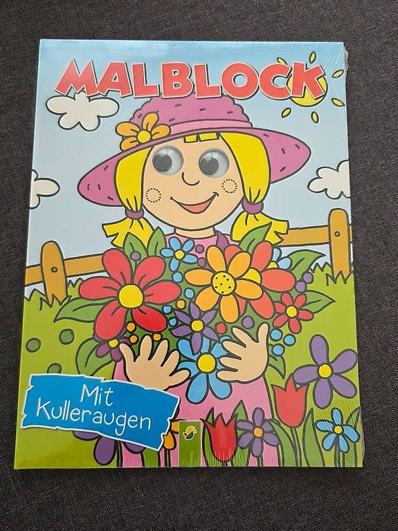 Bücher: Malblock mit Kulleraugen – Neu und originalverpackt aus Otelfingen von Schlaedde