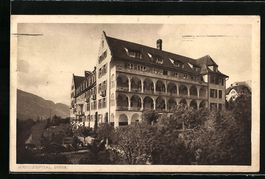 AK Chur, Ansicht des Kreuzspitals, 1931