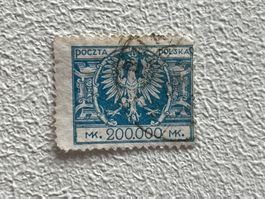 Polen Briefmarke