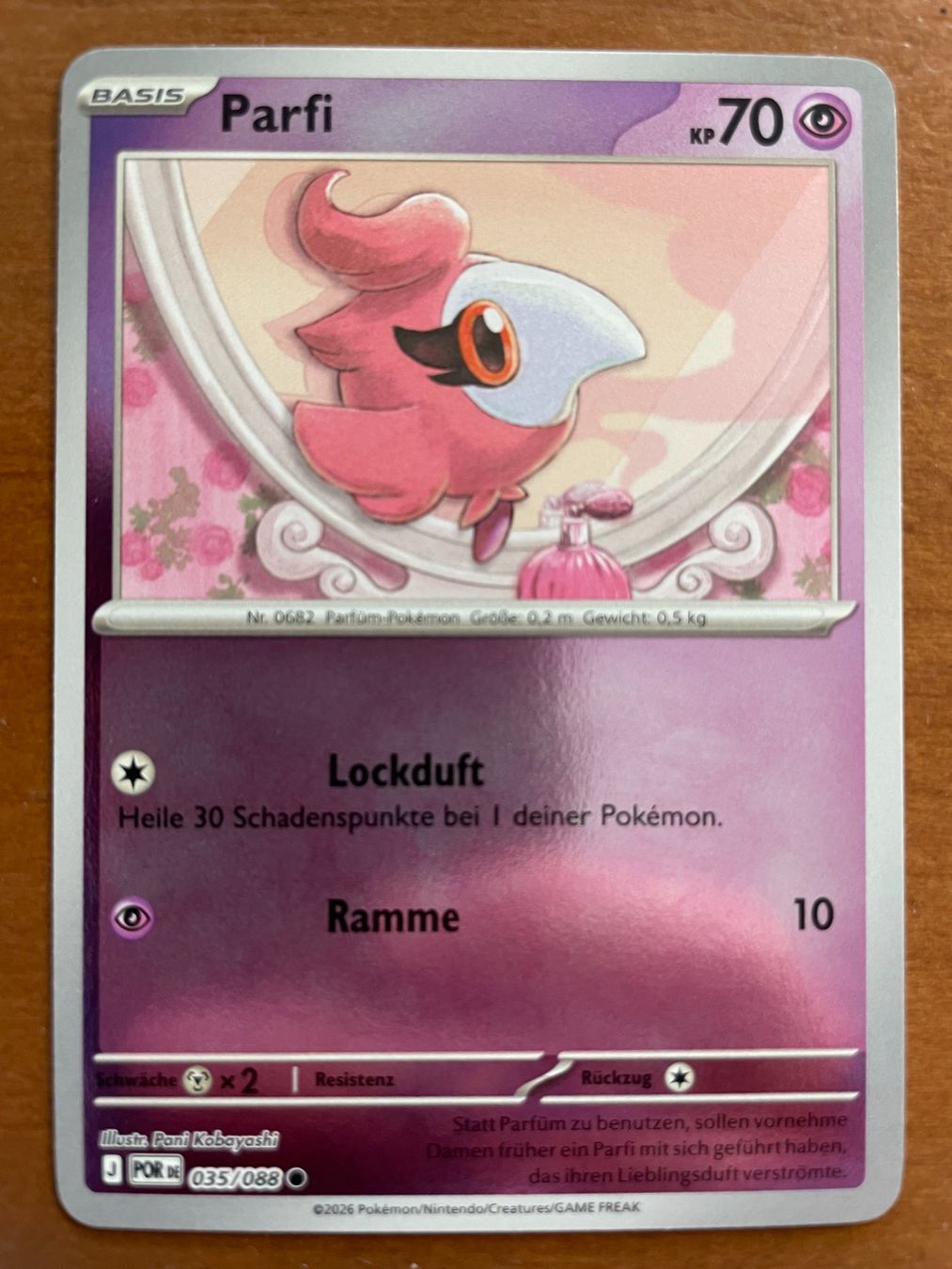 Pokémon Sammelbilder & Trading cards: Pokemon Parfi Reverse (Versand gratis) – Neu (gemäss Beschreibung) aus Chur von Angerson
