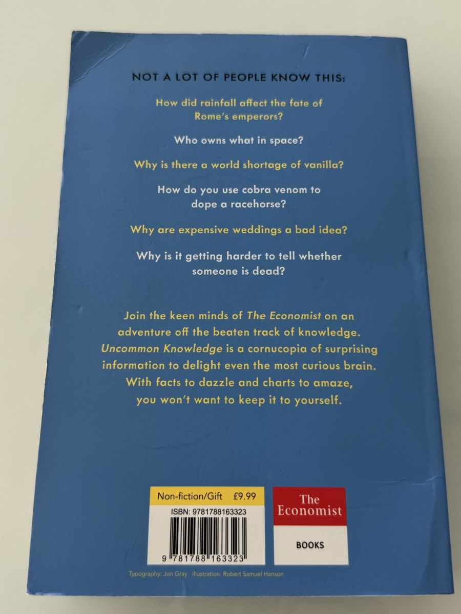 Libri: HIT: uncommon knowledge, economist explains, tom standage – Usato da sargans venduto da lnoa 1