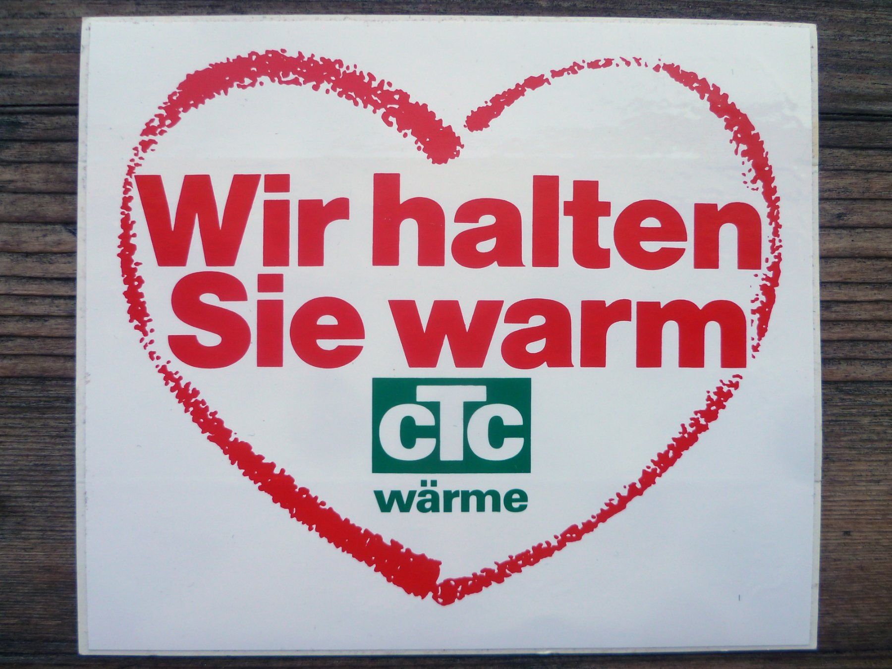 Sticker: CTC Wärme Herz Aufkleber – Nuovo (secondo la descrizione) da Aarau venduto da Rdodger