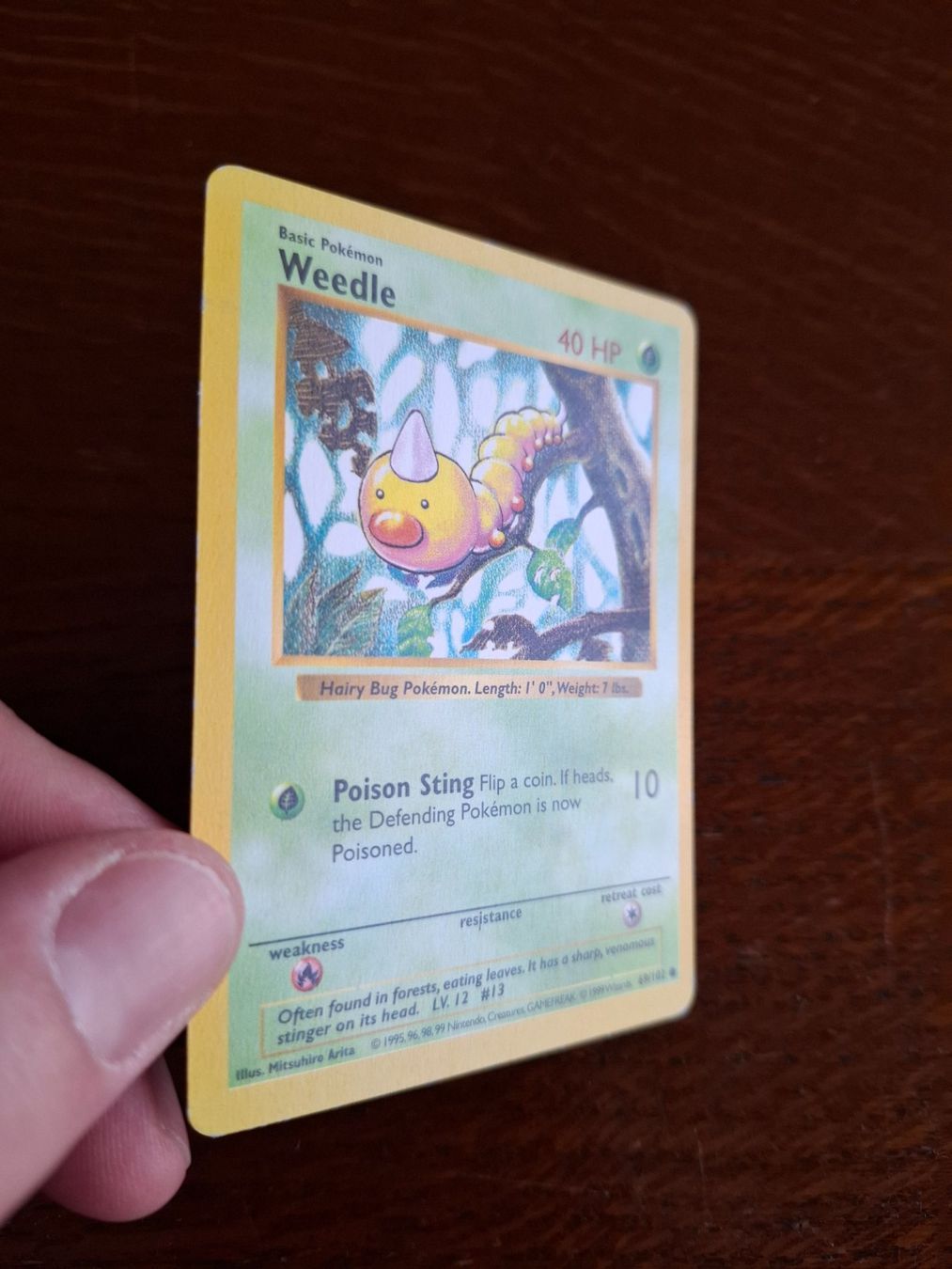 Pokémon Carte collezionabili: Pokemon Weedle Base Set Shadowless 69/102 – Usato da Giornico venduto da ale_lc8k 2