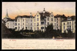 AK St. Gallen, Dufourstrasse mit Villen