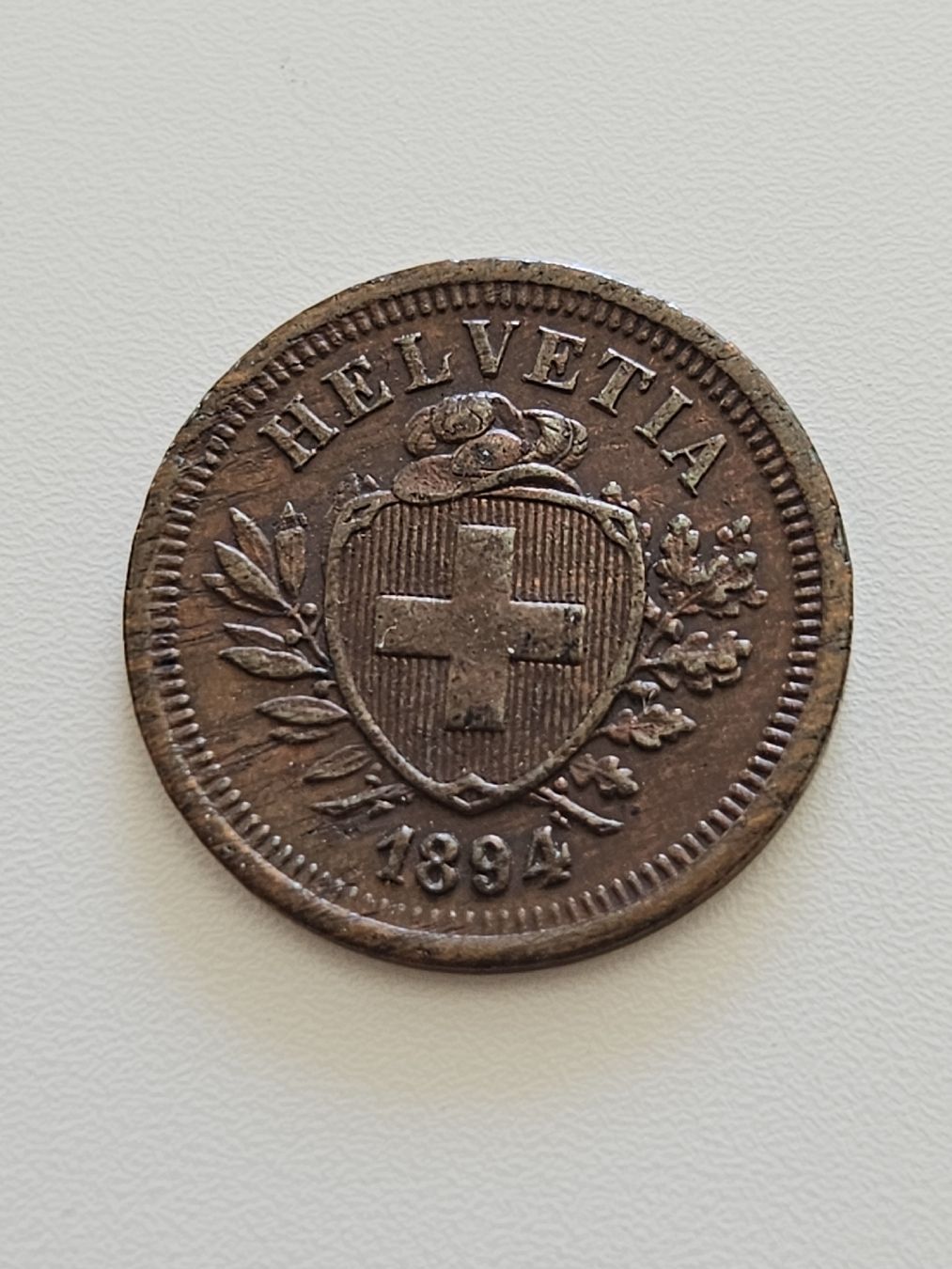 Tutti le monete: 1 Rappen 1894 – Usato da Pfäffikon ZH venduto da Melibol