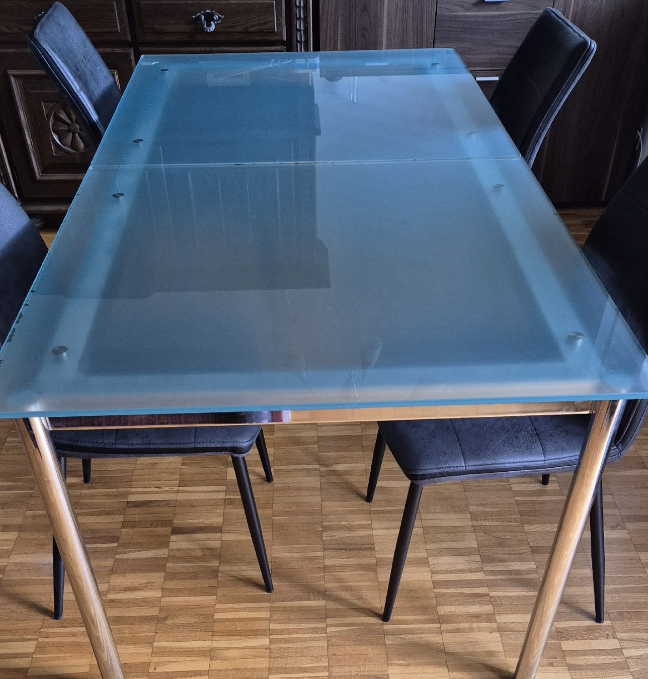 Tables: Esstisch Glastisch – D'occasion à Jona par Novalis1 1