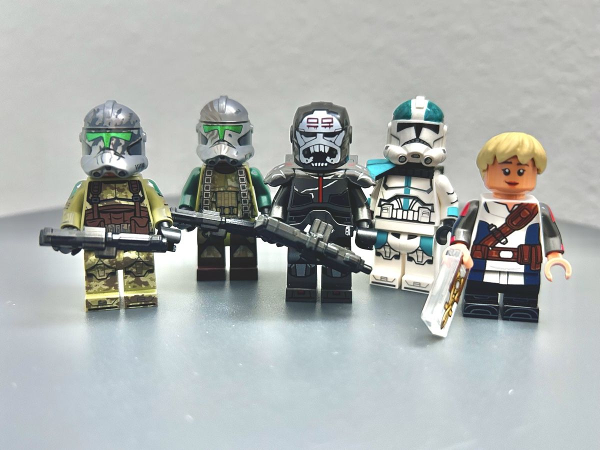 Lego Kit di costruzioni: Custom Star Wars figs - Clone Resistance (The Bad Batch) – Nuovo (secondo la descrizione) da Genthod venduto da daz_world