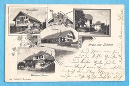 Bibern - Käserei - Metzgerei Herren - Dorfansichten - 1904