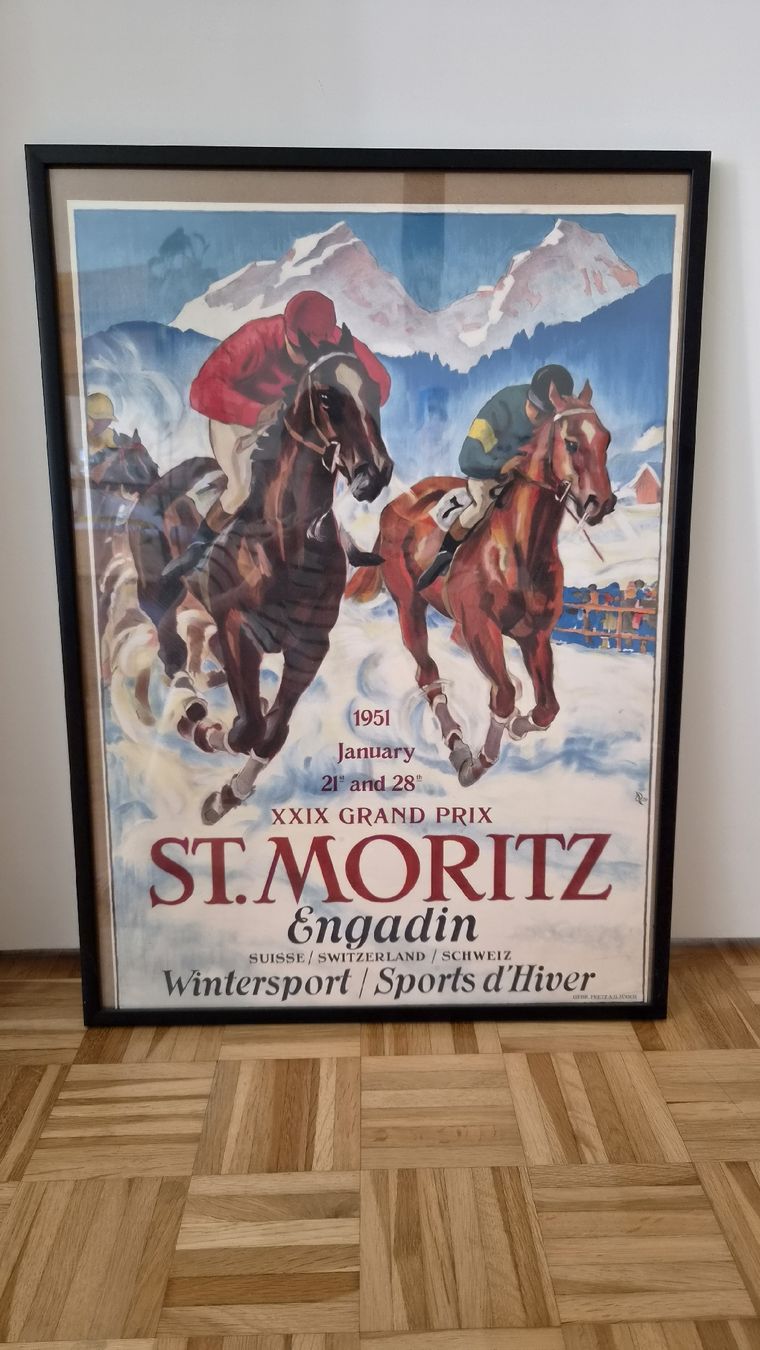 Posters & Illustrations: St.Moritz Bild – Neuf (Voir description) à Münchenstein par Alex_1905