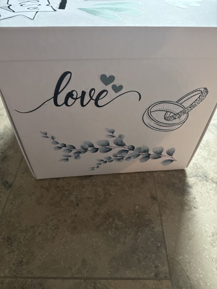 Transportkisten: Geschenkbox Hochzeit – Neu (gemäss Beschreibung) aus Kaisten von Cit96 2