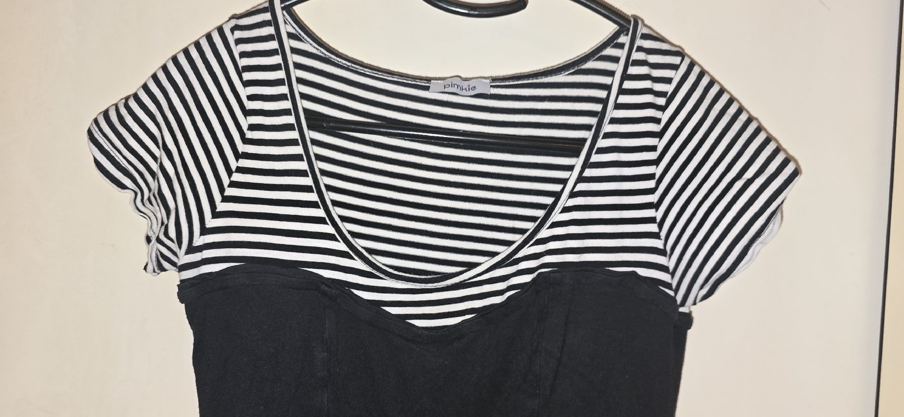Pimkie Vestiti: Robe noire rayée en bon état – Usato da Meyrin venduto da lul_6y9f 2