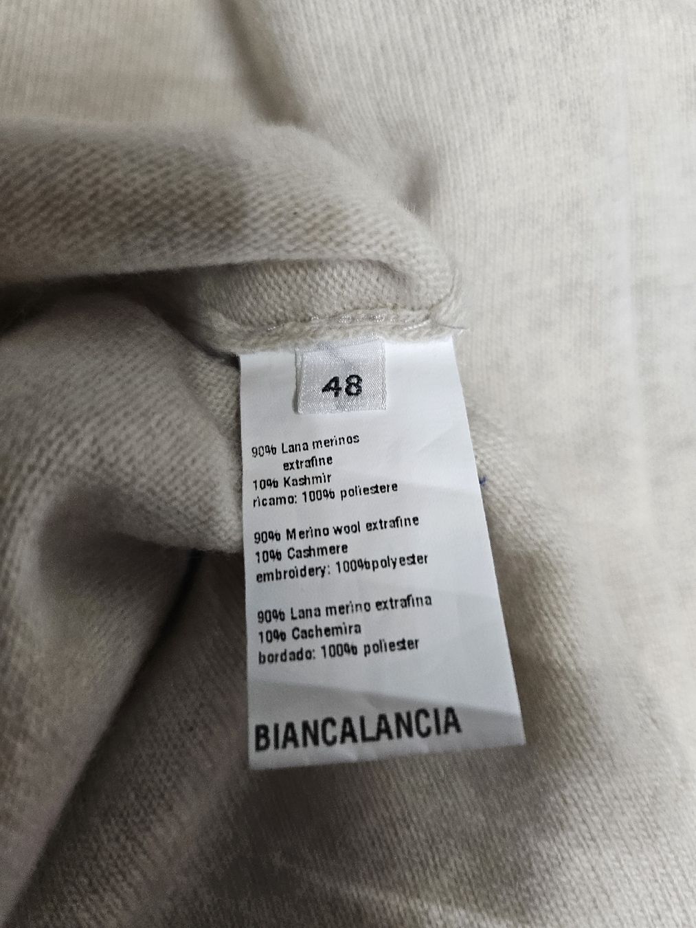 Maglioni & Felpe: Cashmere-Mix Pullover, Gr. 48, Beige, Cashmere-Mix – Nuovo e nell'imballaggio originale da Oensingen venduto da topangebot10 4
