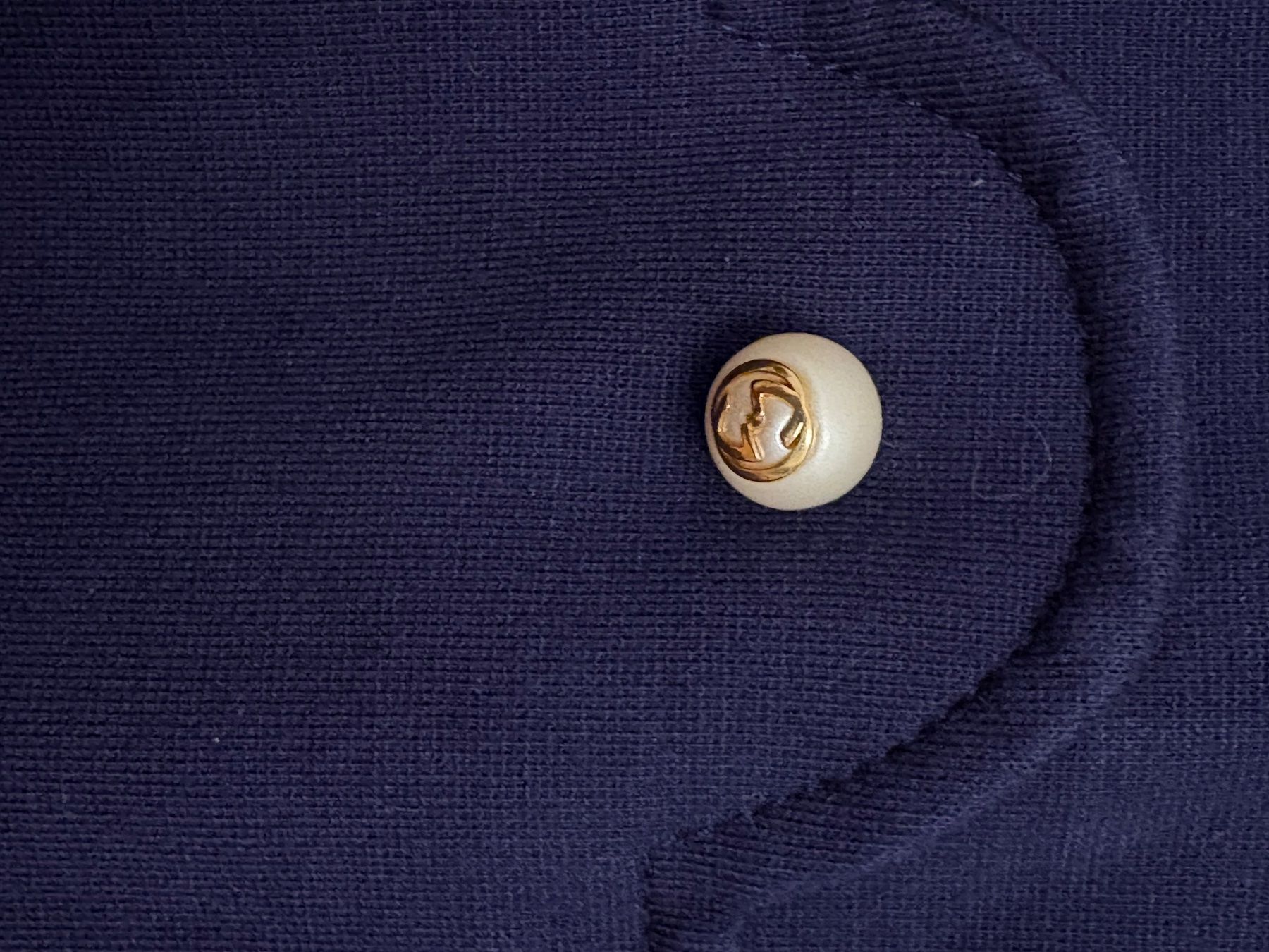 Gucci Vestiti & Gonne: Gucci, Kleid, 146, Jersey, dunkelblau – Usato da Zürich venduto da Pokimoki_1 3