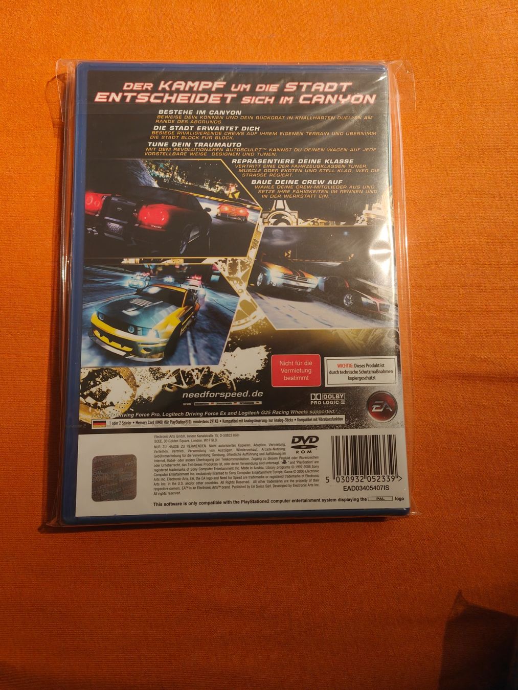 Sony Spiele: SEALED Need For Speed Carbon PS2 – Neu und originalverpackt aus Dietikon von Migi_97D 1