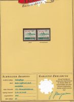 1941 SCHWEIZER ABARTEN AUFDRUCK VERSCHOBEN POSTFR.**