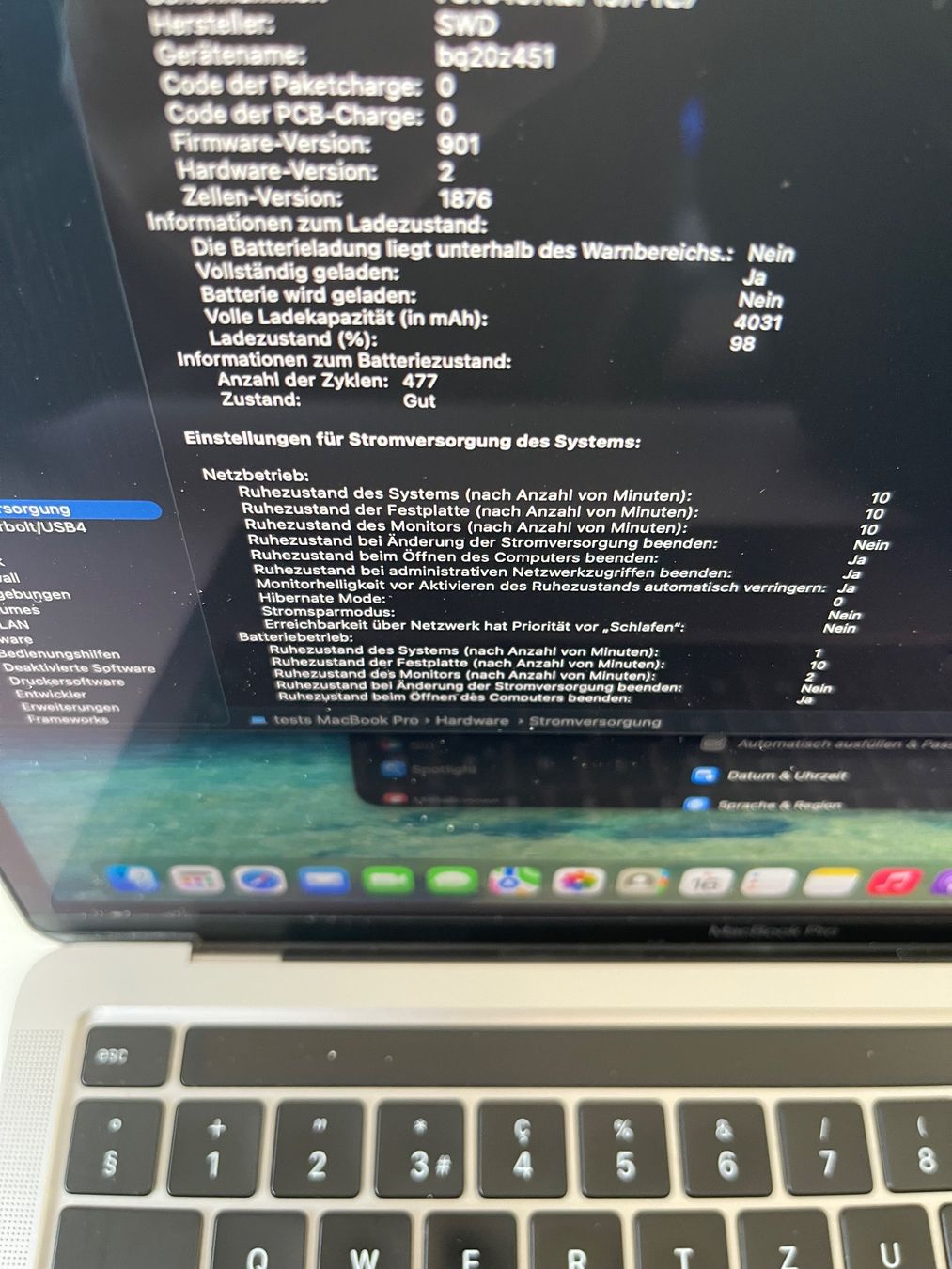 Apple Notebook: Apple MacBook Pro 13”  2020 – Usato da Liestal venduto da JGVOS 5