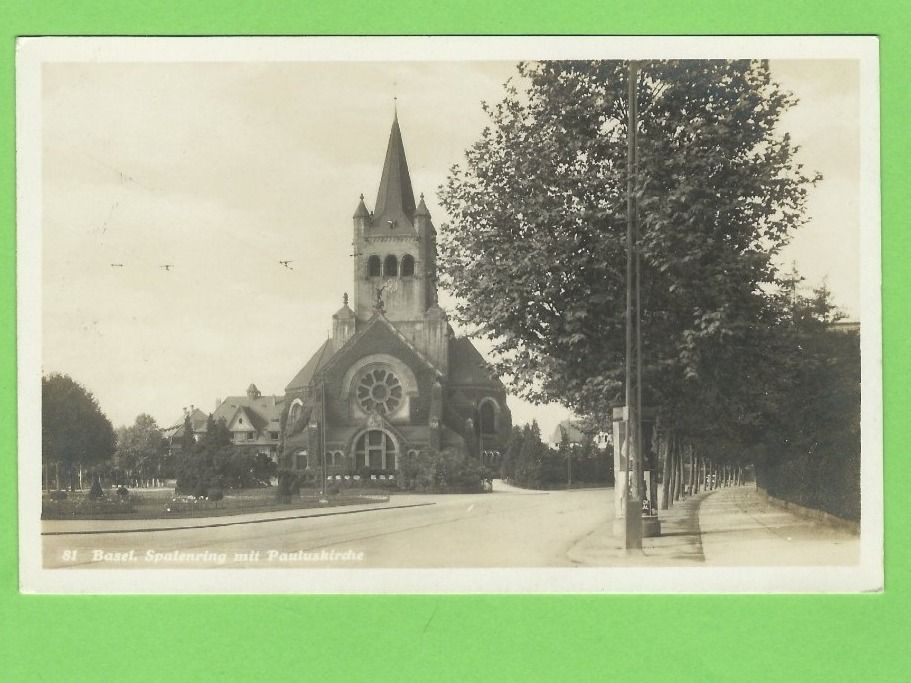 Cartoline postali: Basel, Spalenring mit Pauluskirche – Nuovo (secondo la descrizione) da Zürich venduto da t24_de