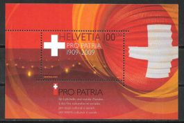 Pro Patria Bundesfeierblock 2009 B308 ** 8.5.2009