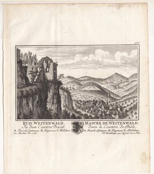 Stiche: EPTINGEN, RUD. WEITENWALD, KUPFERSTICH – Antik aus Grüningen von Kartensammler 2
