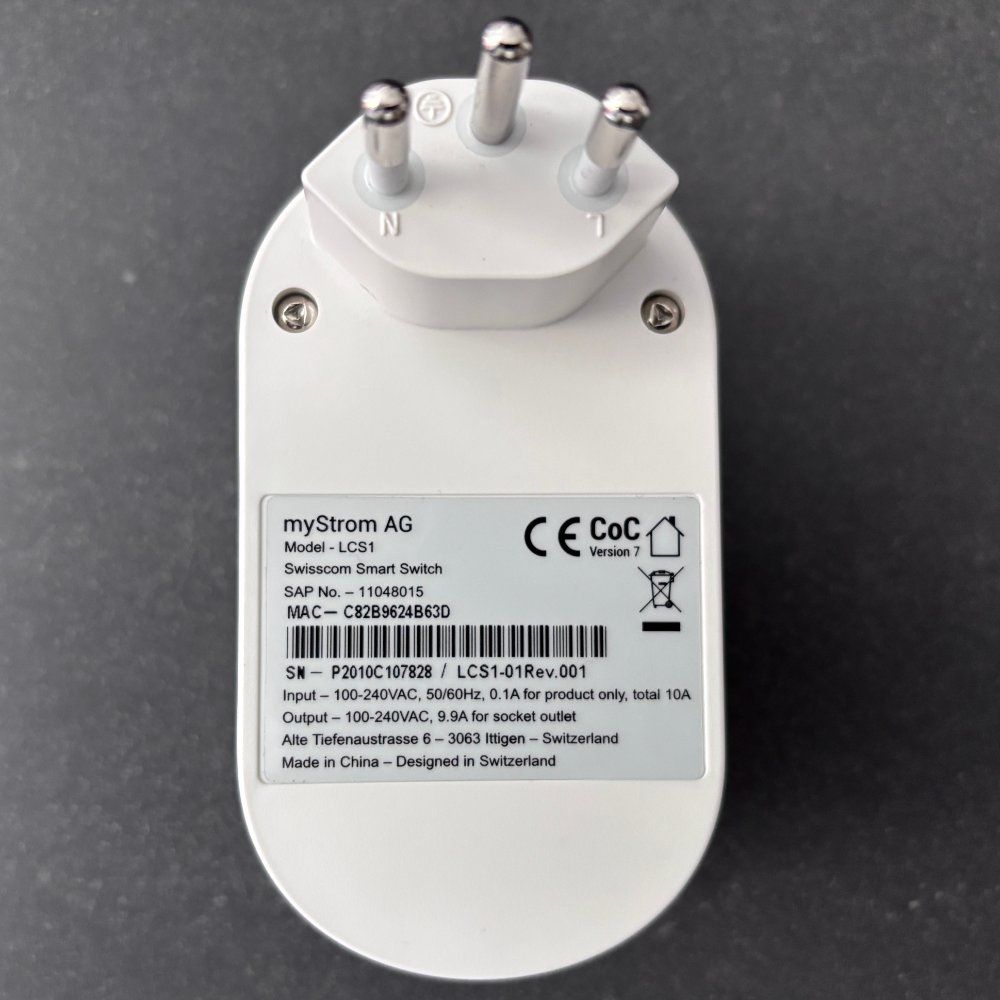 myStrom Interruttori: 2 Stück myStrom WiFi Switch Zero von Swisscom – Usato da Zug venduto da Halbeins 1