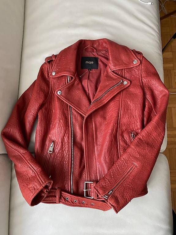 Jacken: Veste en cuir MAJE t. 38, neuve – Gebraucht aus Genève von Fencer3_914
