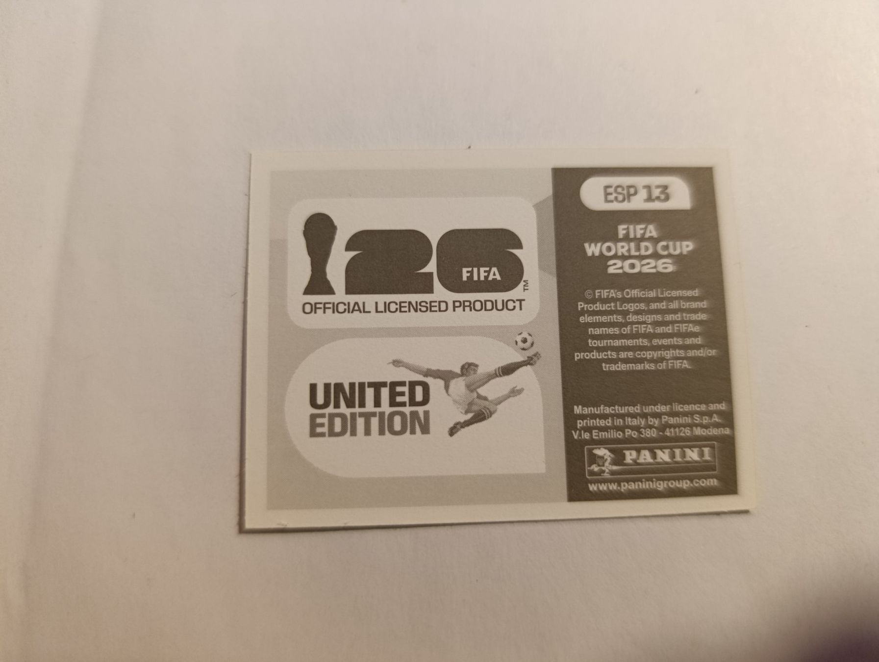 Panini Carte collezionabili: ESP 13, Panini WM Sticker – Nuovo (secondo la descrizione) da Kriens venduto da Annele97 1