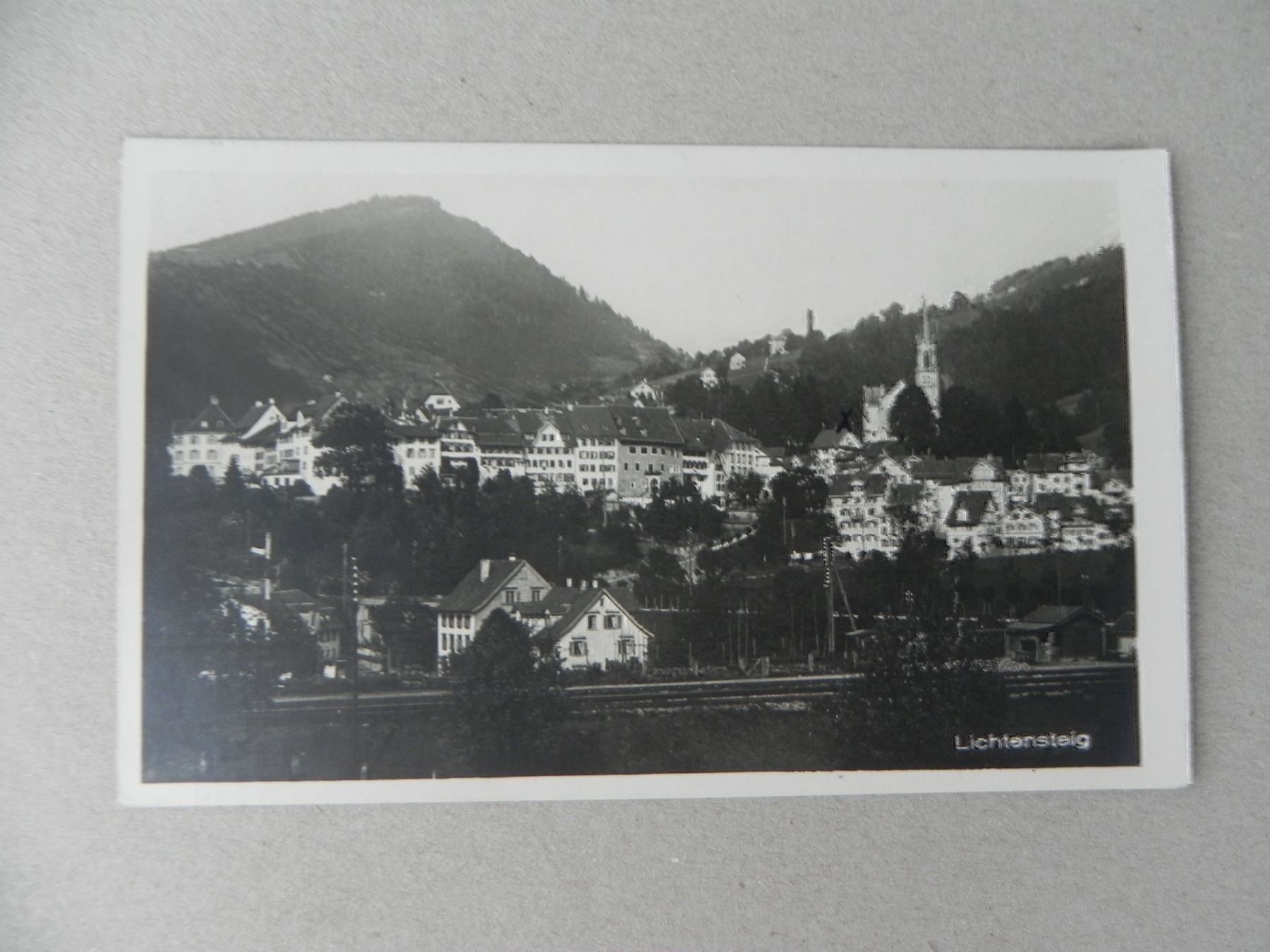 Cartes postales: Ansichtskarte Lichtensteig SG 1927 – D'occasion à Siebnen par krimsie