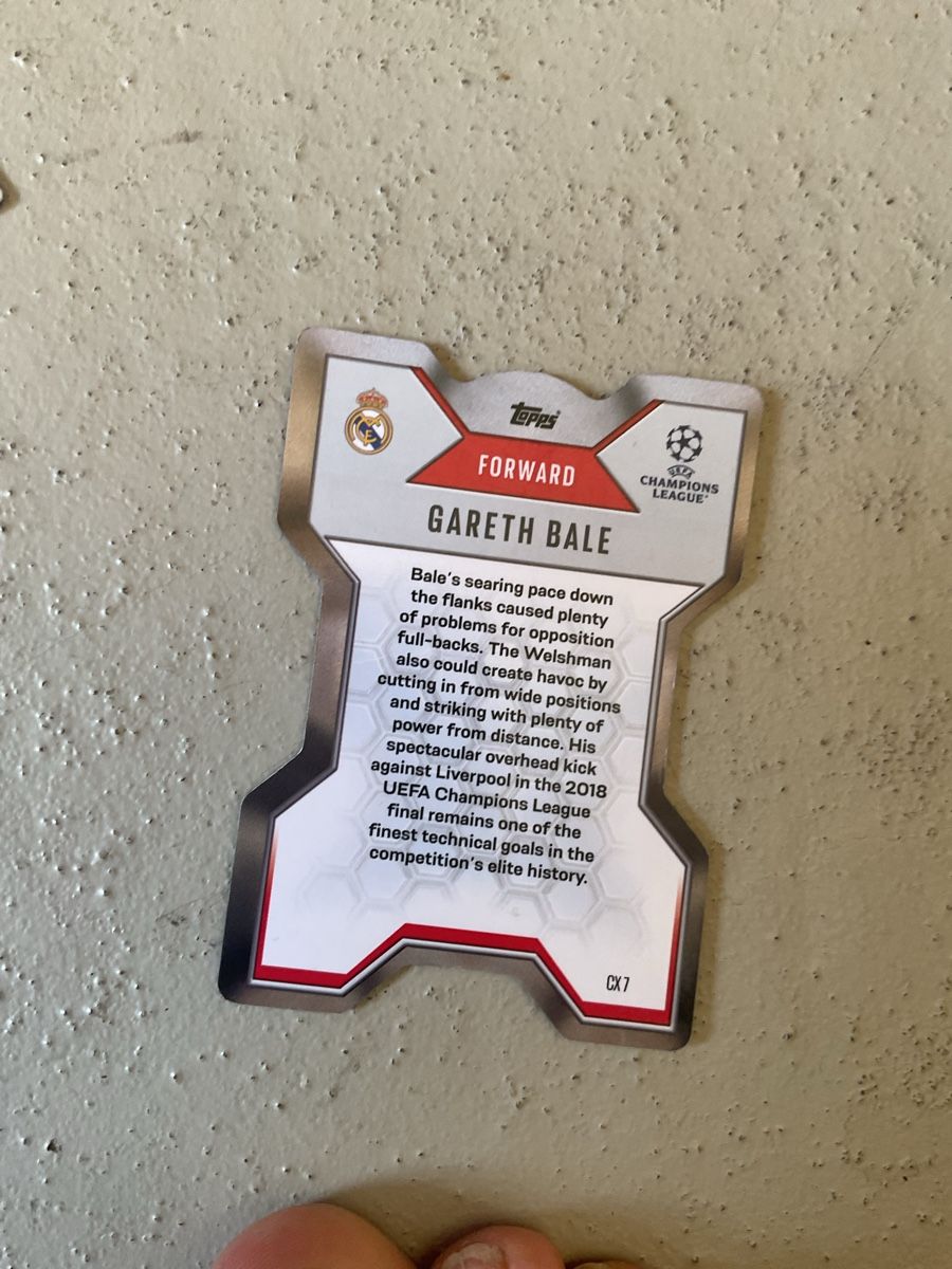 Karten: Gareth Bale shield card  – Gebraucht aus Zürich von vva_jd65 1