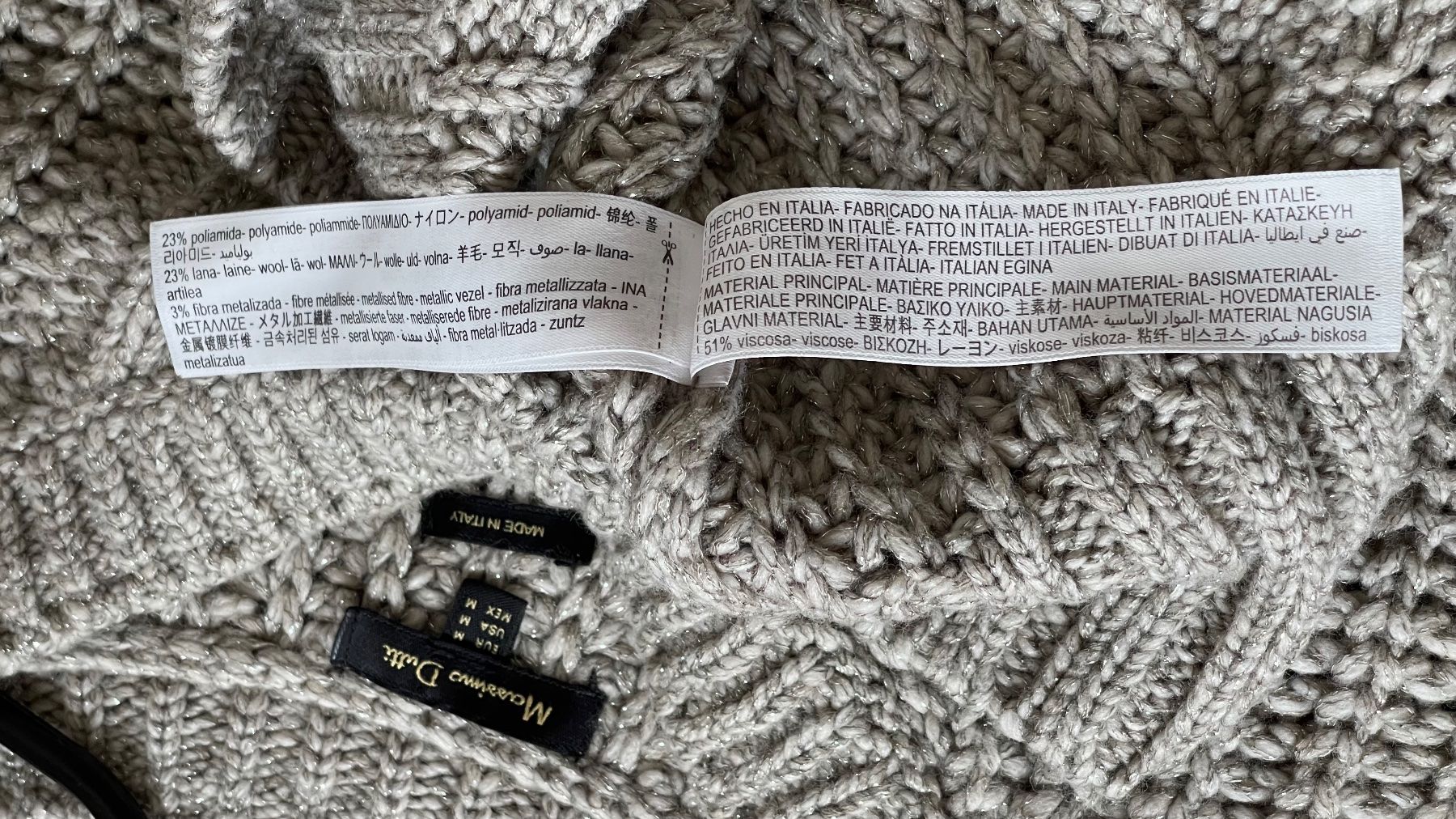 Massimo Dutti Maglioni & Felpe: MASSIMO DUTTI M L XL /NP160CHF Pullover Wool Metallfaden – Nuovo (secondo la descrizione) da Kölliken venduto da Prscoo 8