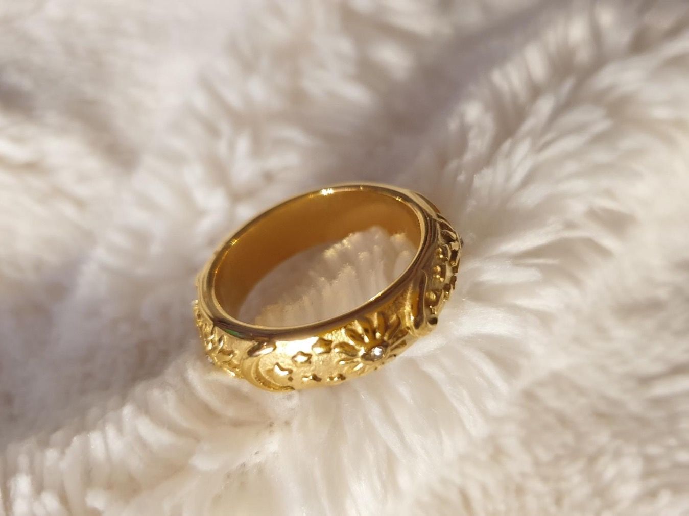 Anelli: Ring "Sonne, Mond, Stern" - Grösse: 7 – Nuovo e nell'imballaggio originale da Würenlos venduto da JRP_71 4