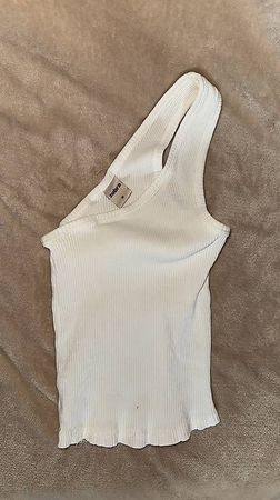 WEISSES ONE-SHOULDER-TOP
