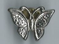 Placchette & Badge: Schmetterling Pin – Usato da Zürich venduto da t24_de