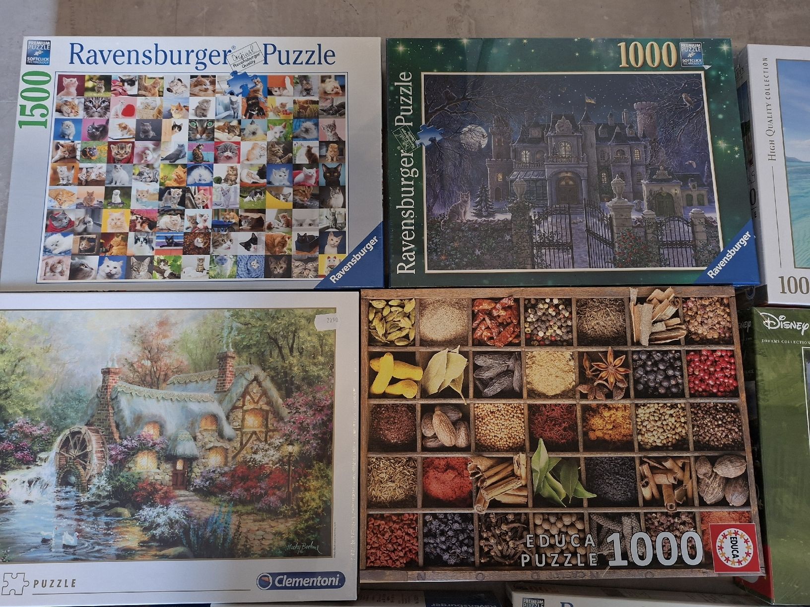 Ravensburger Puzzles: 12 puzzles – Neuf avec emballage d'origine à Monthey par Petit_chat69 2