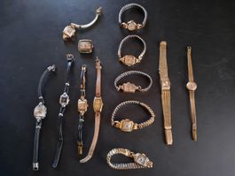 Damenuhrenlot, Mechanisch, Antik, Favre Leuba, Cortebert etc