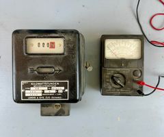 ♦️ ANTIKER STROMZÄHLER & MULTIMETER AB 1.- !!!