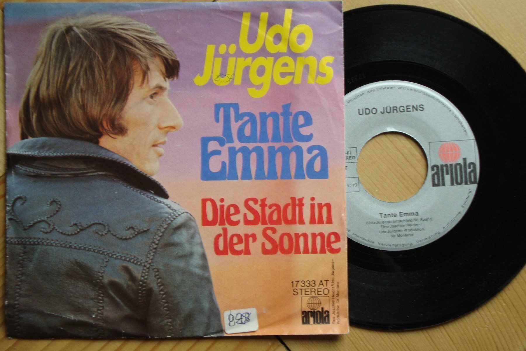 Dischi in vinile: Udo Jürgens - TANTE EMMA – Usato da Bern venduto da Uli_10_11