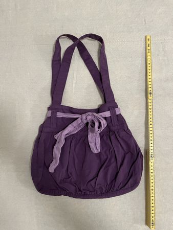 Borsa Brandy Melville con fiocco viola e lilla