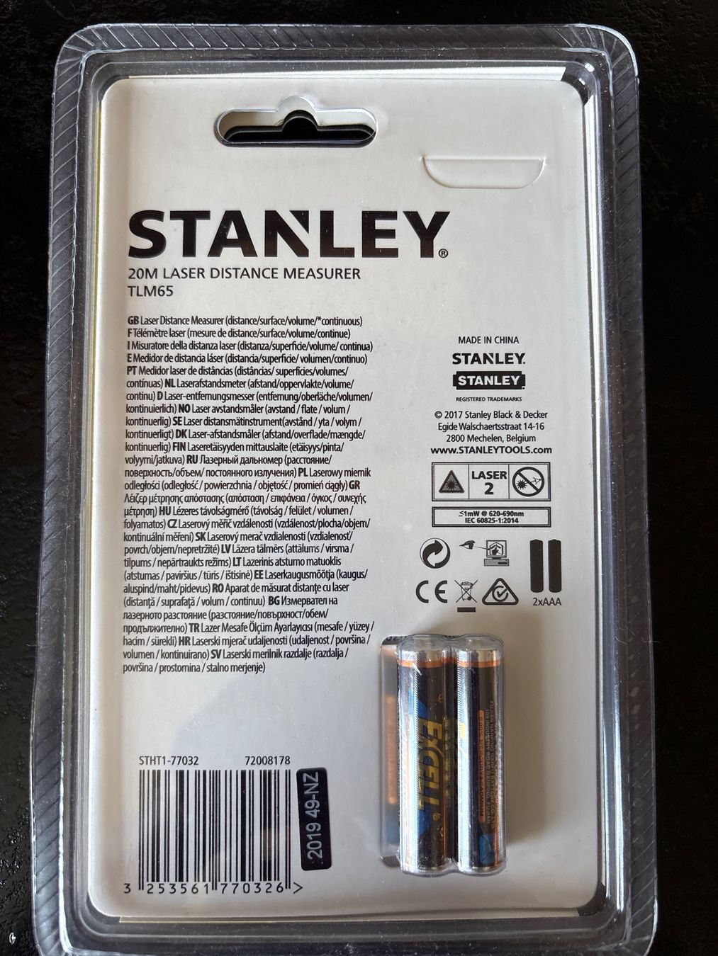 Stanley Misurare: Distanzmessgerät Stanley NEU – Nuovo e nell'imballaggio originale da Genève venduto da Livsonman 1