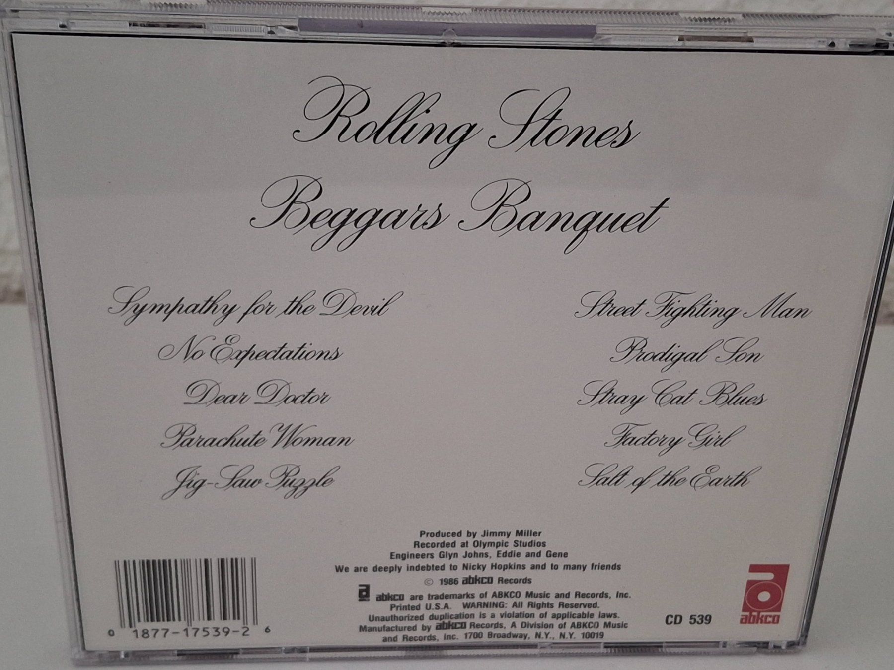 CD: CD Rolling Stones - Beggars Banquet  Klassiker – Usato da Aarberg venduto da Jackup1 1